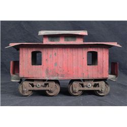 Lionel Large Gauge Model Railroad Caboose w/Wooden Top