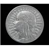 Image 2 : Gem Unc Poland 10 Zlotych - 1932 Silver Maiden Coin