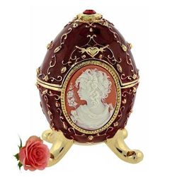 Beautiful Decorative Cameo Musical Trinket Box