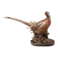 Pheasant Bronze Sculpture