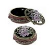 Image 1 : Beautiful Violet Flower Trinket Box