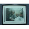 Image 1 : "First Snow" by Harold Altman, Lithograph #112 of 285