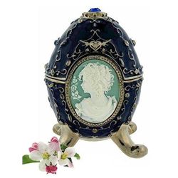 Beautiful Decorative Cameo Musical Trinket Box