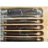 Image 2 : Set of 6 authentic French Laguiole steak knives black
