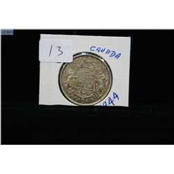 1944 Canadian fifty cent piece