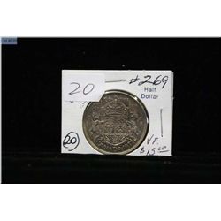 1937 Canadian fifty cent piece