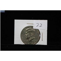 1995-1996 and 1997 US Kennedy half dollar