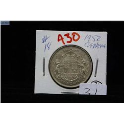 1952 Canadian fifty cent piece
