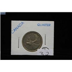 1954 Canadian quarter