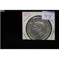 1939 Canadian silver dollar
