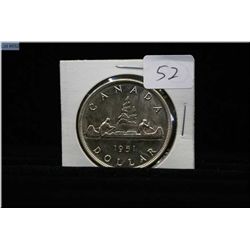 1951 silver dollar