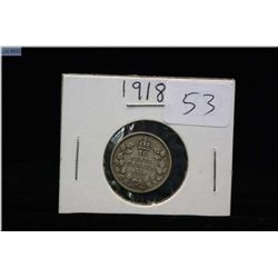 1918 Canadian dime