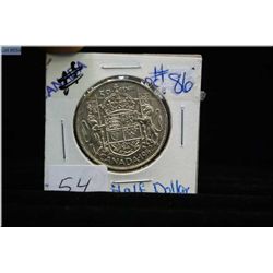 1952 Canadian fifty cent piece