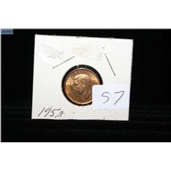 1952 Canadian one cent