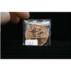 1944 five cent coin, large medallion