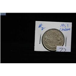 1951 fifty cent piece