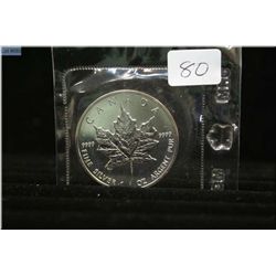 1987 Canadian maple leaf coin