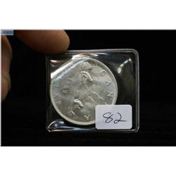 1962 Canadian silver dollar