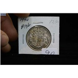 1940 Canadian fifty cent piece