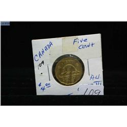 1942 Tombac 5 cent coin