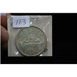 1963 Canadian silver dollar
