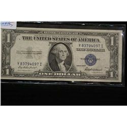 US one dollar silver certificate