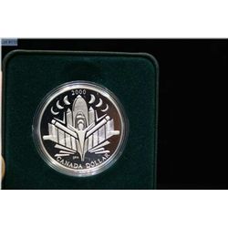 2000 proof silver dollar