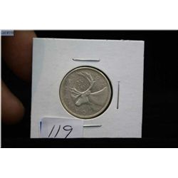1962 Canadian quarter