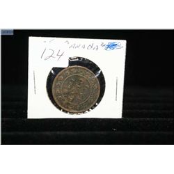 1859 Canadian 1 cent coin