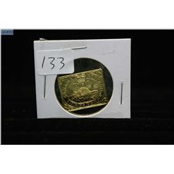 Canada Post three pence stamp token