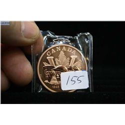 1945-2005 "V" five cent large medallion