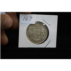 1953 Canadian fifty cent piece