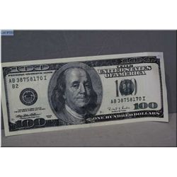 US Religious Souvenir 100 dollar bill