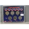 Image 1 : A cased set of American "Turn of the Centuries" nickel collection including 1899-2001 and 1999-2001