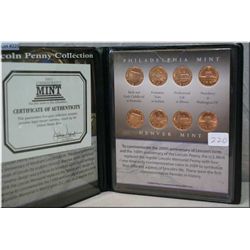 American 2009 Lincoln eight penny collectors set