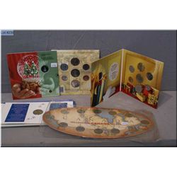Five sets of Canadian collector's coins including 2005, 2006 and 2007 Holiday sets, a 1996 un-circul