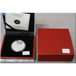 Boxed Canadian 2012 "Year of the Dragon" $15 fine silver coin