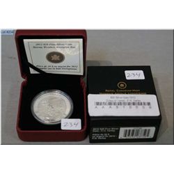 Boxed Canadian 2012 Stormy Weather, Georgian Bay $20 fine silver coin