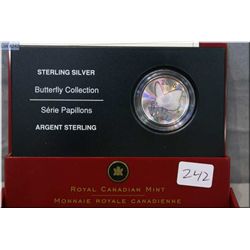 Royal Canadian Mint 2005 sterling silver Butterfly Collection coin
