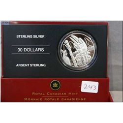 Royal Canadian mint sterling silver A Blend of Heritage and Art-Totem Pole $30 coin