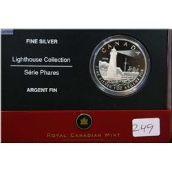 Royal Canadian Mint Special Edition 2005, 99.99% silver Lighthouse Collection $20 coin