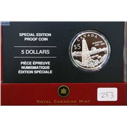 Royal Canadian Mint 2005 Special Edition Alberta 99.99% silver $5 coin