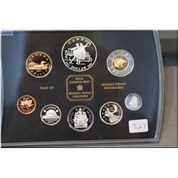 Cased Royal Canadian Mint 2001 proof set including silver National Ballet of Canada 50th Anniversary