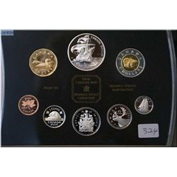 Cased Royal Canadian Mint 2004 proof set including silver In Pursuit of the New World 400th Annivers