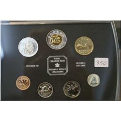 Cased Royal Canadian Mint 2000 specimen coin set