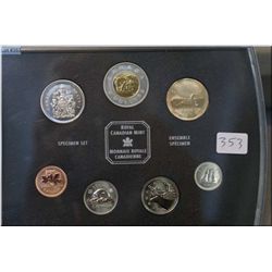 Cased Royal Canadian Mint 2003 Specimen coin set