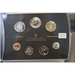 Cased Royal Canadian Mint 2006 Specimen coin set