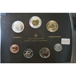 Cased 2008 Royal Canadian Mint specimen coin set