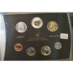 Cased Royal Canadian Mint 2009 specimen coin set