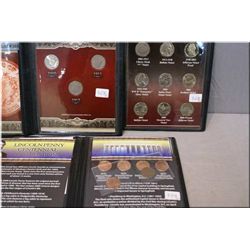 Three American coin sets including ?100 Years of American nickels?, ?Last three years of Liberty V n
